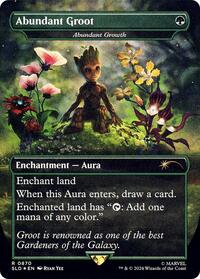 Abundant Groot - Abundant Growth (Rainbow Foil), Secret Lair Drop Series