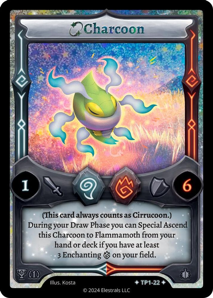 Charcoon, Holo, front