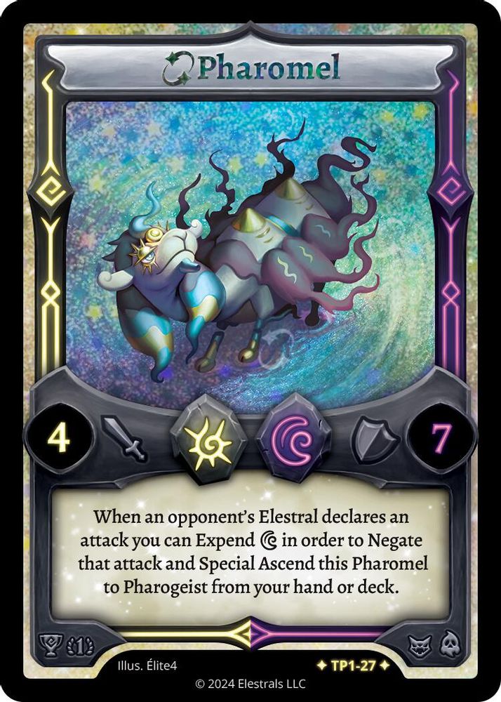 Pharomel, Holo, front
