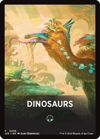 Dinosaurs Theme Card, Foundations Jumpstart