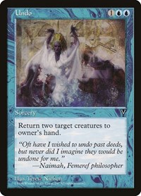 Undo, Visions