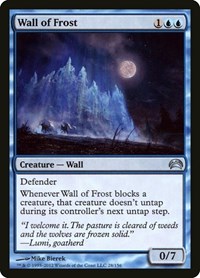 Wall of Frost, Planechase 2012