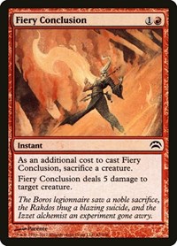 Fiery Conclusion, Planechase 2012