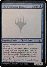 The Countering Runner, Un-Known Event Playtest Cards