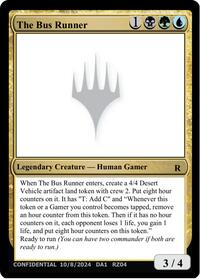 The Bus Runner, Un-Known Event Playtest Cards