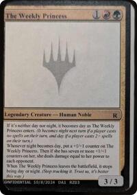 The Weekly Princess, Un-Known Event Playtest Cards