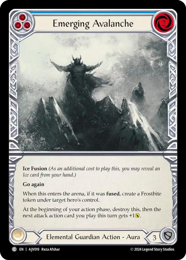 Emerging Avalanche (Blue), Standard, front