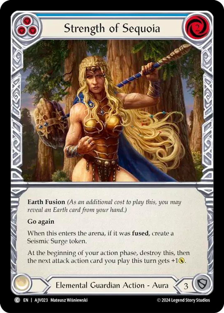 Strength of Sequoia (Blue), Standard, front