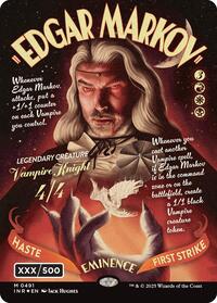 Edgar Markov (Showcase) (Serial Numbered) (Double Rainbow Foil), Innistrad Remastered