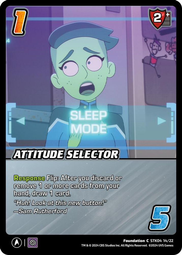Attitude Selector, Standard, front
