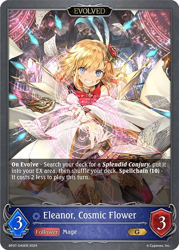 Eleanor, Cosmic Flower (Evolved), Standard, front