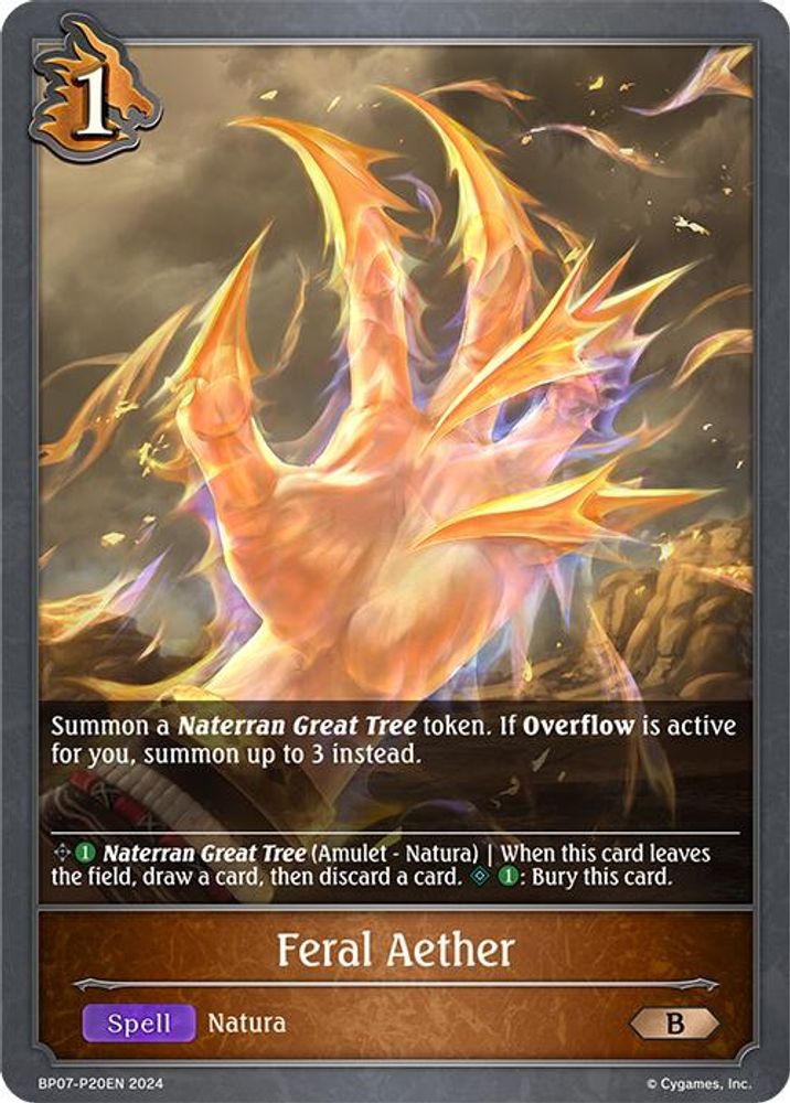 Feral Aether - P20EN (Foil), Standard, front