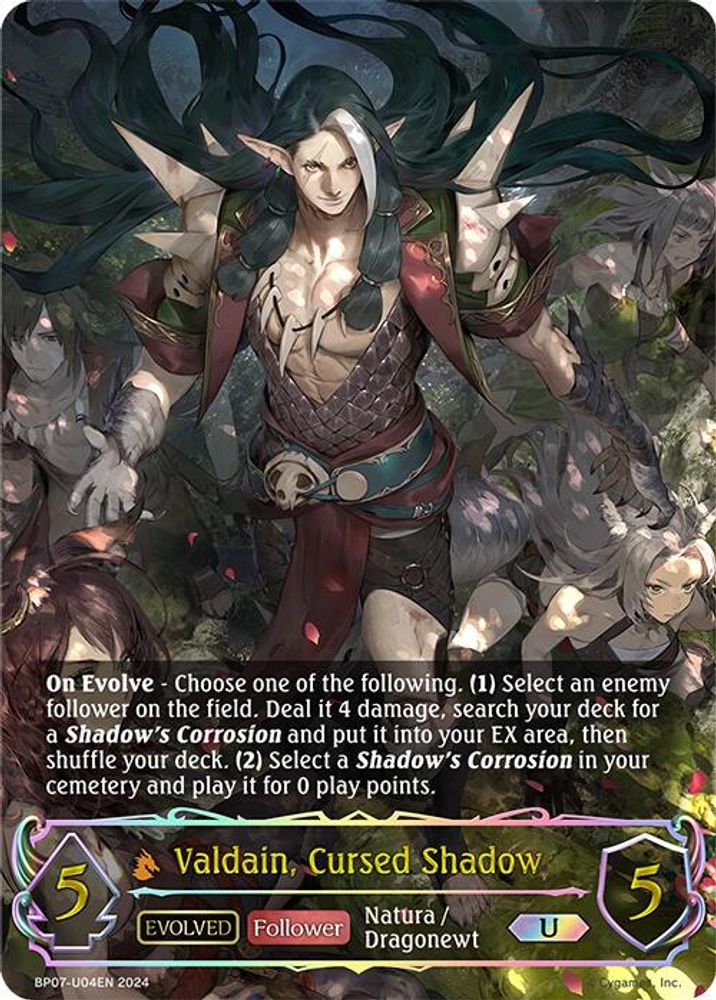 Valdain, Cursed Shadow (Evolved) (U), Standard, front