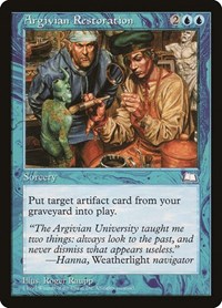 Argivian Restoration, Weatherlight