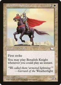 Benalish Knight, Weatherlight