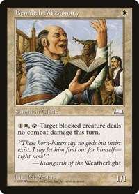 Benalish Missionary, Weatherlight