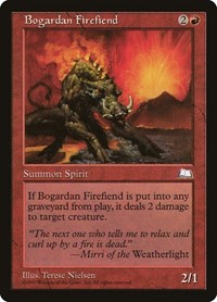 Bogardan Firefiend, Weatherlight