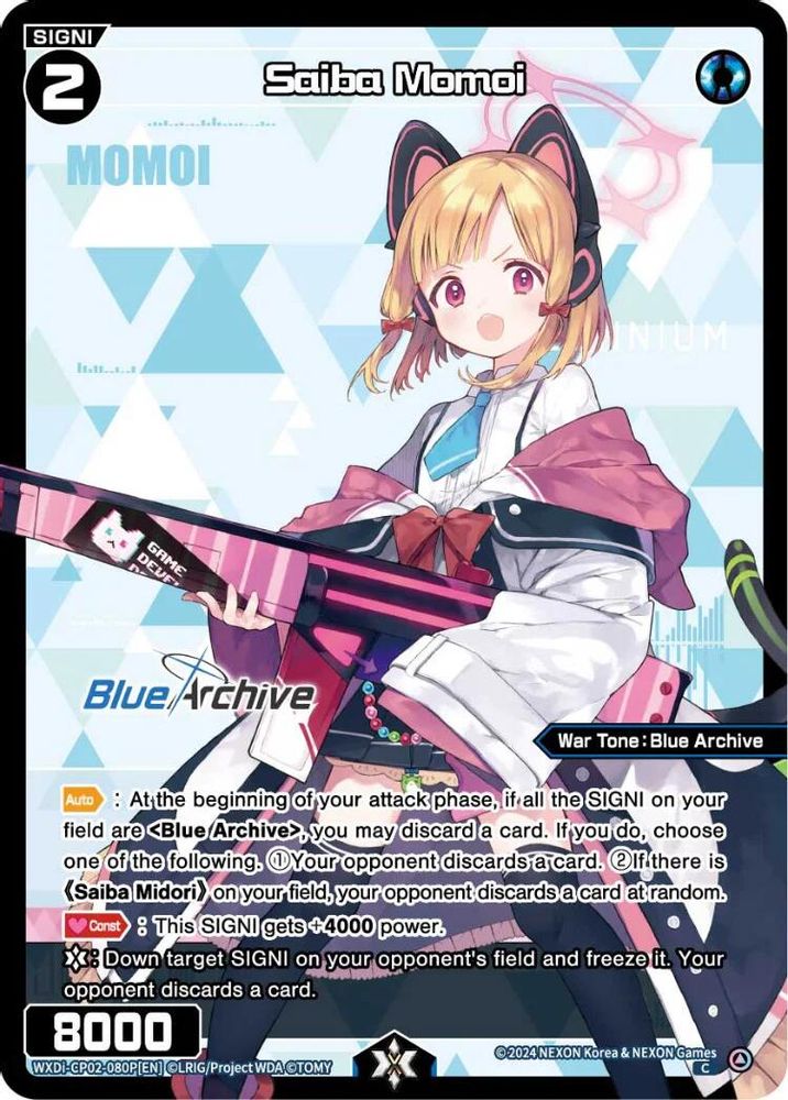 Saiba Momoi (Parallel), Standard, front