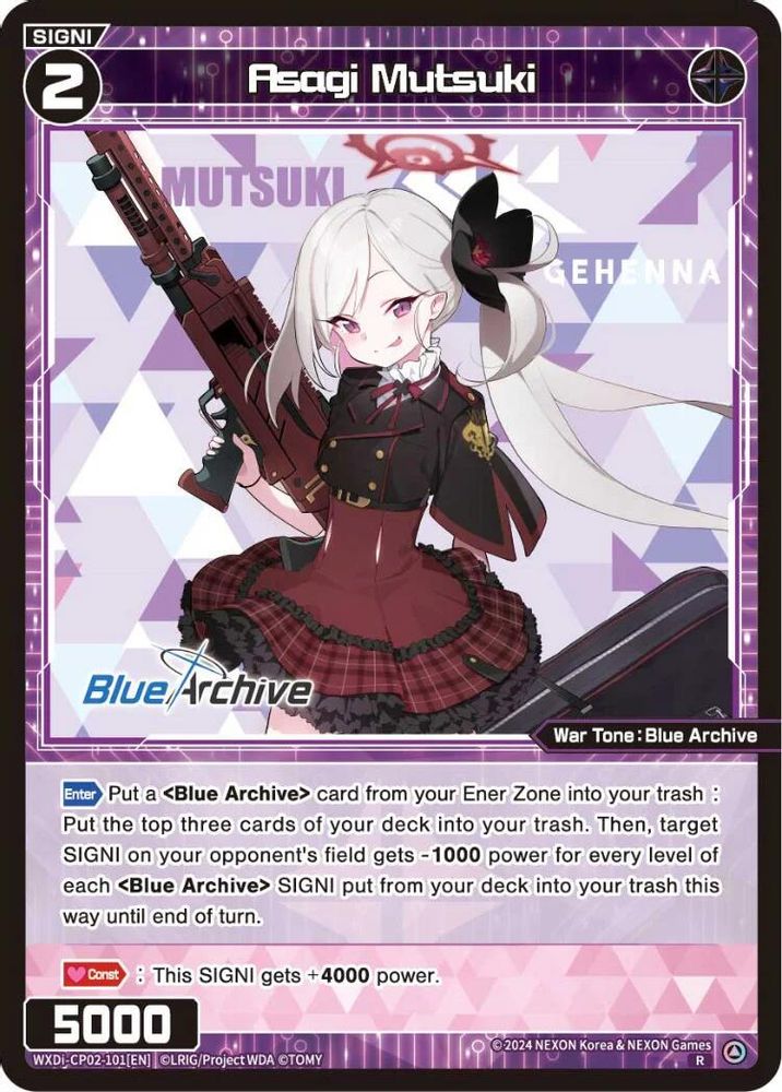 Asagi Mutsuki, Standard, front