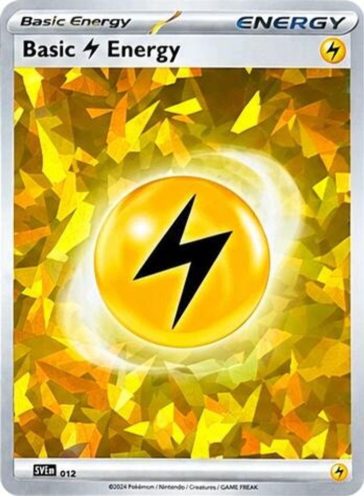 Basic Lightning Energy (Cracked Ice Holo)