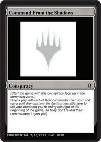 Command From the Shadows, Un-Known Event Playtest Cards