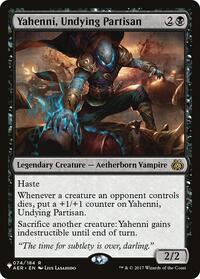 Yahenni, Undying Partisan, The List Reprints