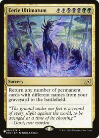 Eerie Ultimatum, The List Reprints