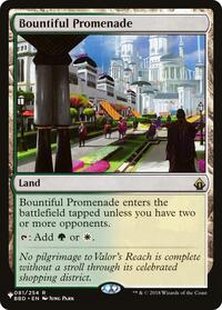 Bountiful Promenade, The List Reprints