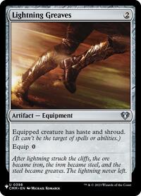 Lightning Greaves (CMM), The List Reprints
