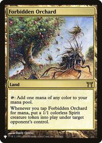 Forbidden Orchard, The List Reprints