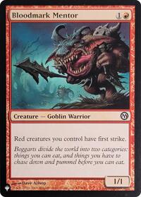 Bloodmark Mentor (83), The List Reprints
