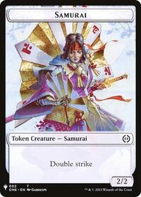 Samurai // Clue Double-Sided Token