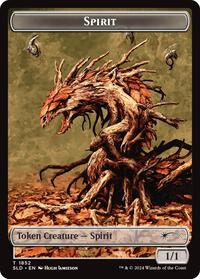 Spirit (SLD) // Clue (CMM) Double-Sided Token, Secret Lair Drop Series