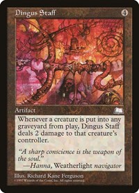 Dingus Staff, Weatherlight