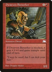 Dwarven Berserker, Weatherlight