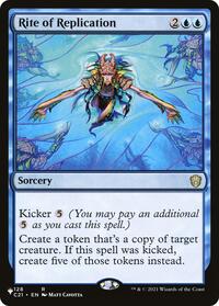Rite of Replication (C21), The List Reprints