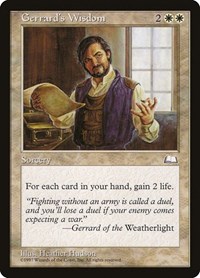Gerrard's Wisdom, Weatherlight