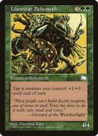 Llanowar Behemoth, Weatherlight