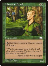 Llanowar Druid, Weatherlight