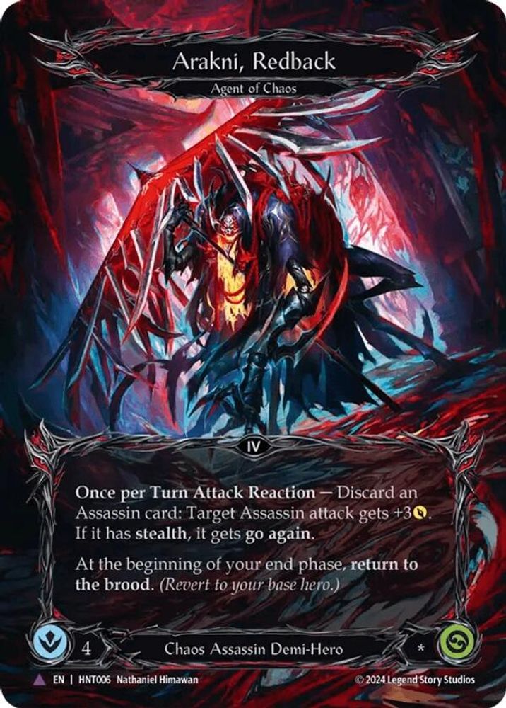 Arakni, Redback (Marvel), Cold-foil, front