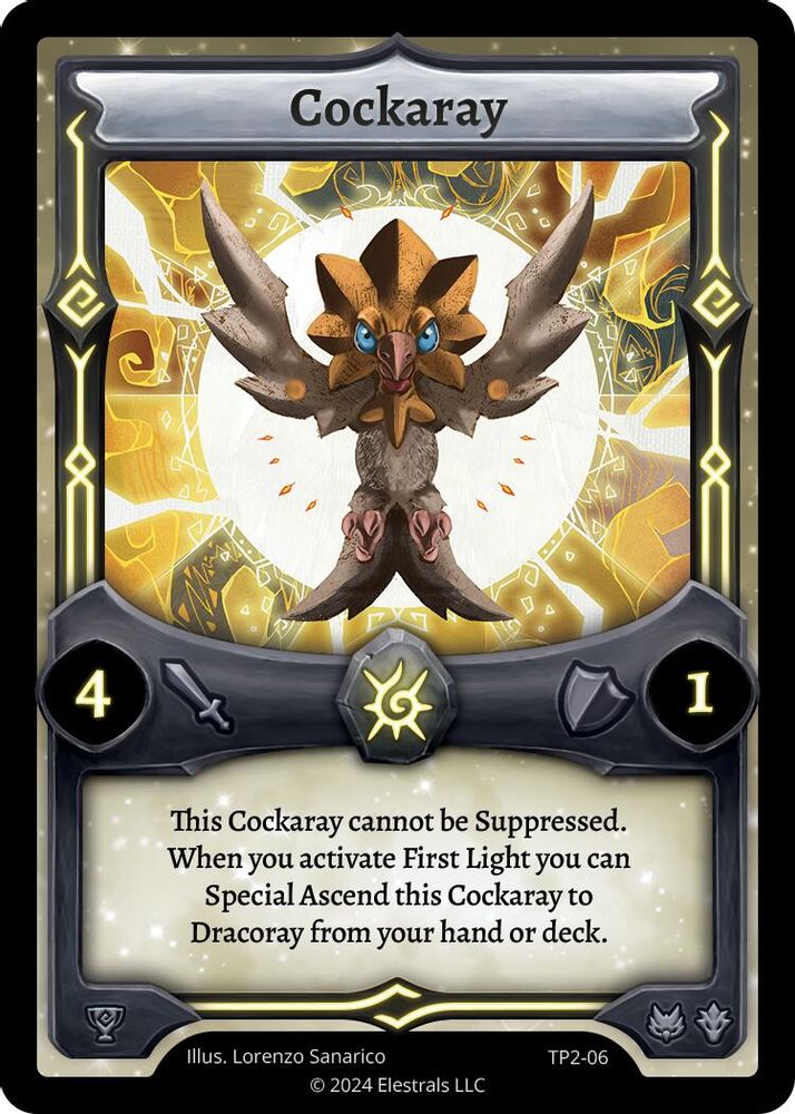 Cockaray, Standard, front