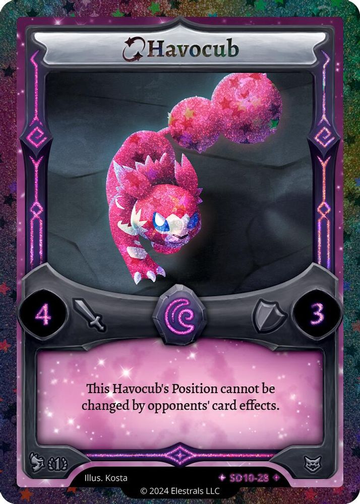 Havocub (Stellar), Reverse-holo, front