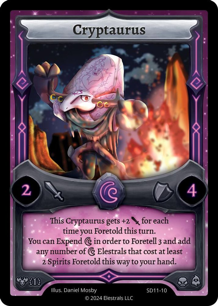 Cryptaurus, Standard, front