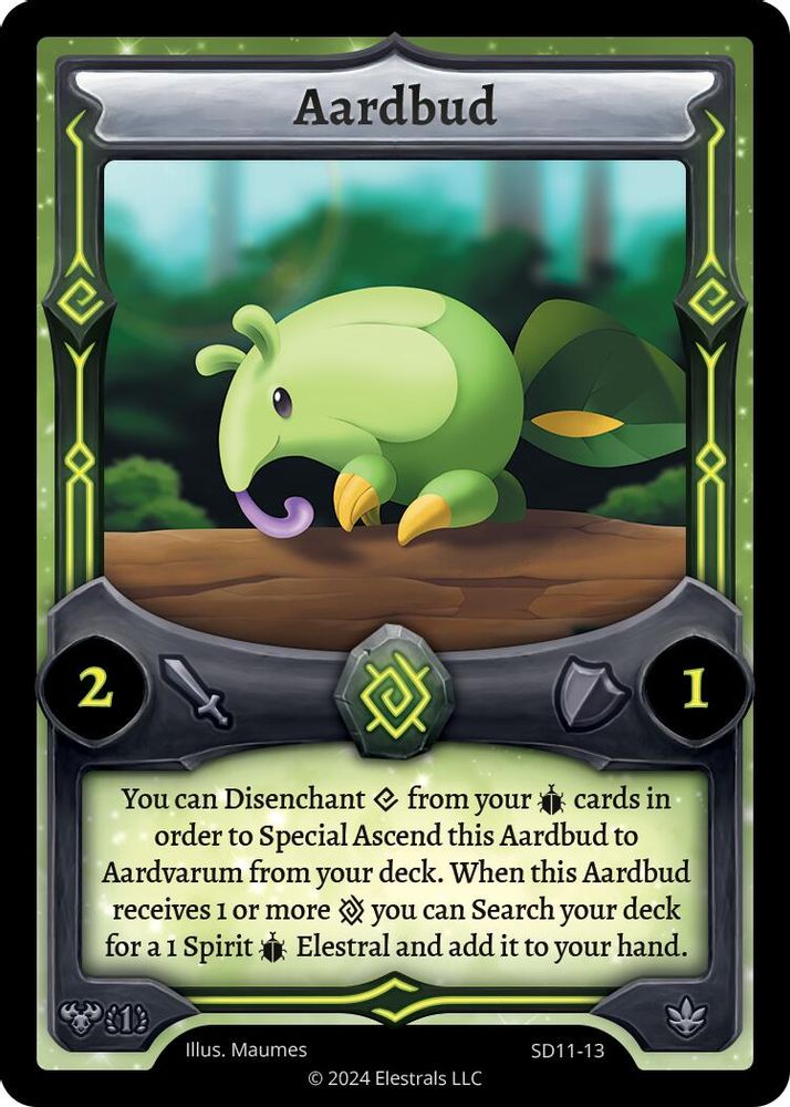 Aardbud, Standard, front