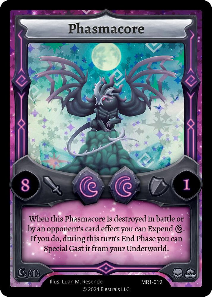 Phasmacore, Holo, front