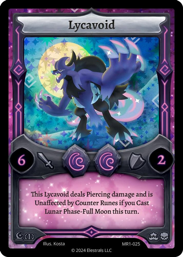 Lycavoid, Holo, front