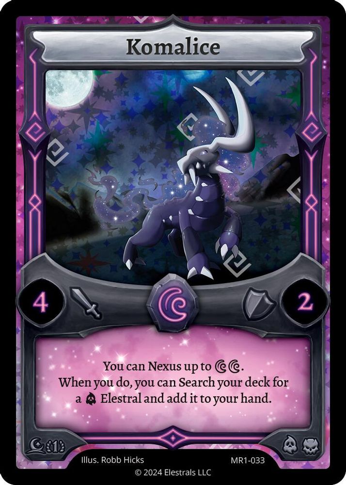 Komalice, Holo, front