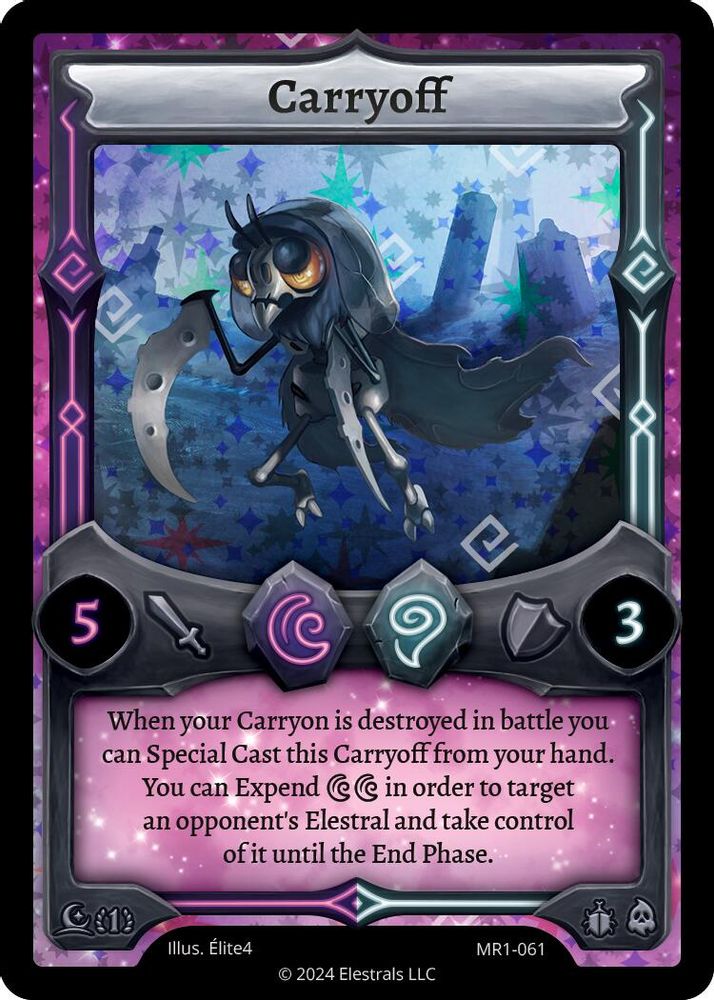 Carryoff, Holo, front