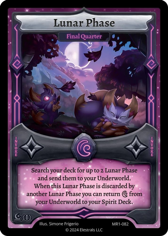 Lunar Phase - Final Quarter, Standard, front