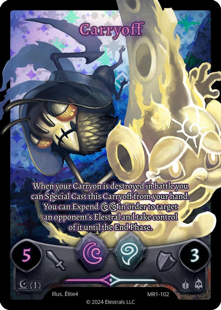 Carryoff (Full Art), Holo, front